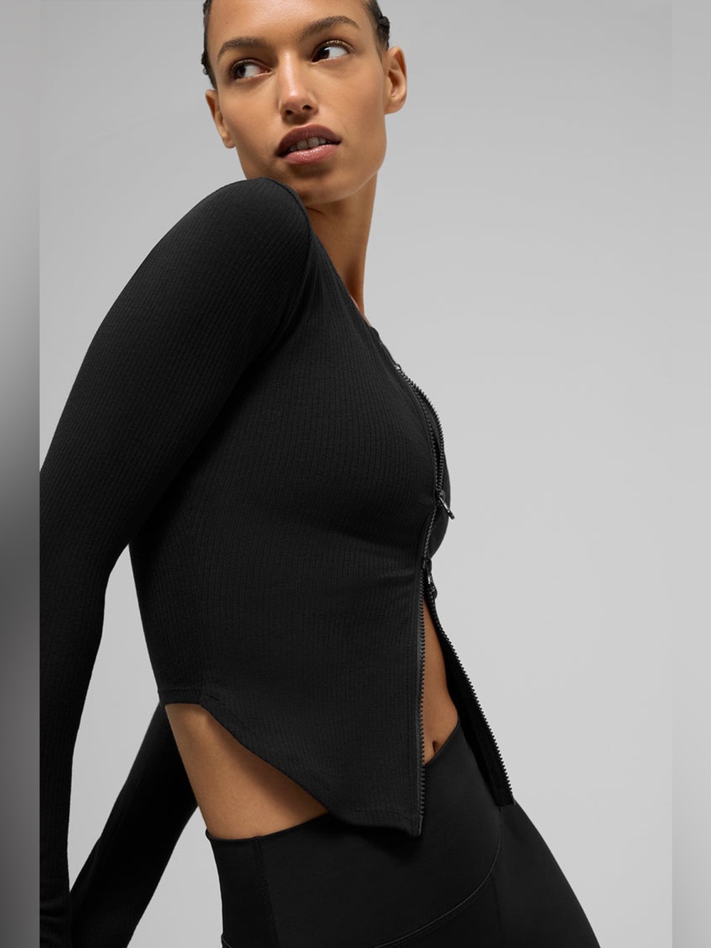 Alo Ribbed Stardust Long Sleeve